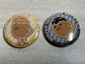 하이큐 겨울 강화 합숙 히나 유리 캔뱃지 히나타 쇼요 카게야마 토비오