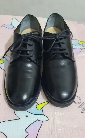 츠모리 치사토 로퍼 가죽 신발 레이스업