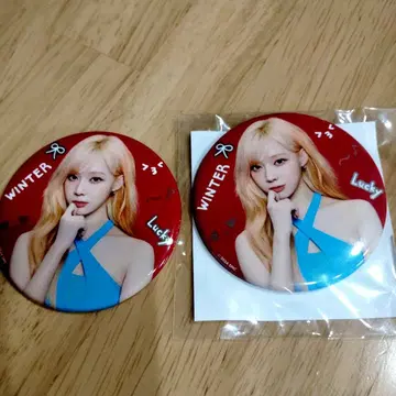 aespa 윈터 캔뱃지 랜덤 토이