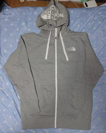 THE NORTH FACE 그레이 풀 집업 후드티