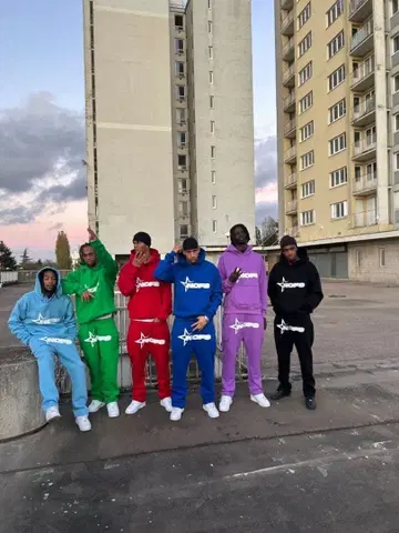 NOFS 셋업 스카이블루 drip y2k