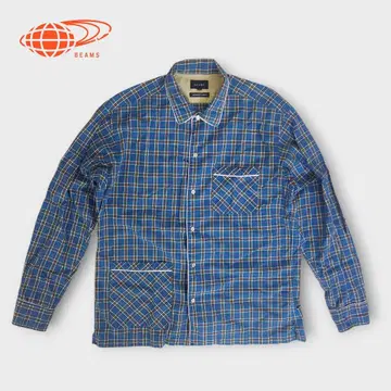 BEAMS O.PAJAMA SHIRTS 빔즈 마드라스 체크 셔츠 M