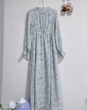 mysty woman 꽃무늬 원피스 민트 그린