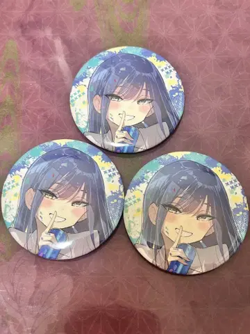 배드걸 와챠챠 캔뱃지 키요키 키요 3개