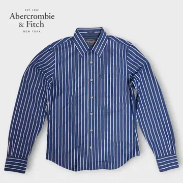 Abercrombie & Fitch 아바클로 코튼 스트라이프 셔츠 M