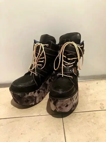 YOSUKE 통굽 부츠