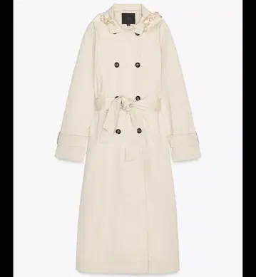 ZARA 자라 롱 기장 스카프 트렌치코트 M