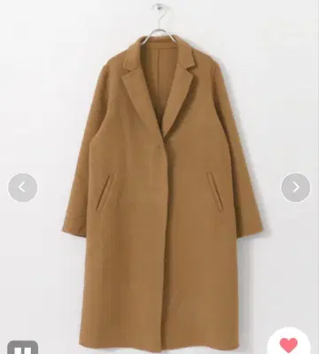 더블 페이스 체스터 코트 카멜 울 코트 센스 오브 플레이스