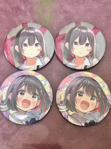 배드걸 와차차 캔뱃지 유타니 유우 4점