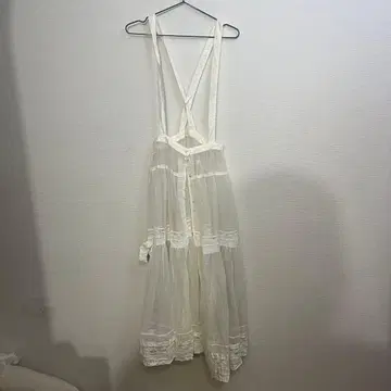 핑크하우스 레이스 오버 스커트