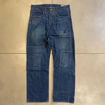 orslow BEAMS 별주 패치워크 데님 팬츠