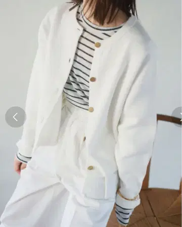 SLOBE IENA 슬로브 이에나 유리 니트 가디건 화이트