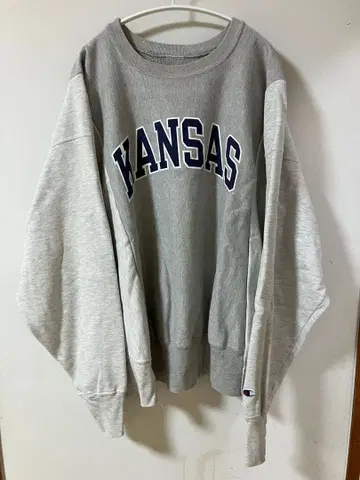 mill Champion KANSAS 트레이닝복 그레이 리메이크