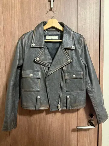 골든구스 가죽 라이더 자켓