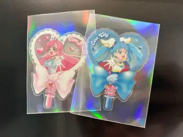 너와 아이돌 프리큐어 영화 혜택 부채형 클리어 카드 스카이 프리즘