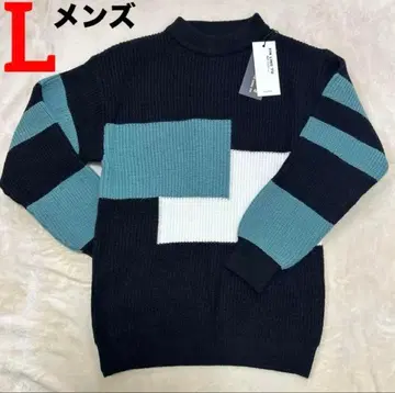 30) 디자인 니트 남성용 L 기장 64 풀오버 스웨터 캐주얼