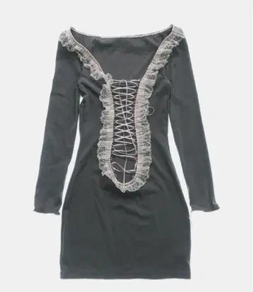 미니 원피스 그레이