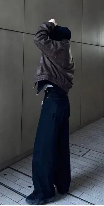 블랙 가죽 자켓