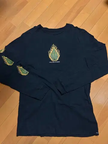 Volcom Stoned 블랙 긴팔 셔츠