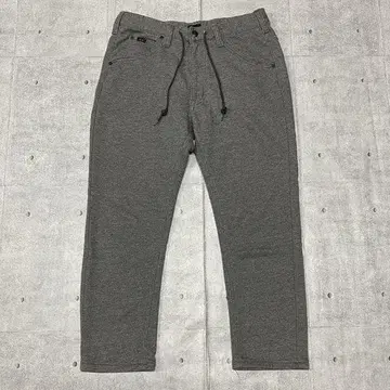 Lee 스웨트 팬츠 4 포켓 벨트 루프 허리 드로 코드 Lee