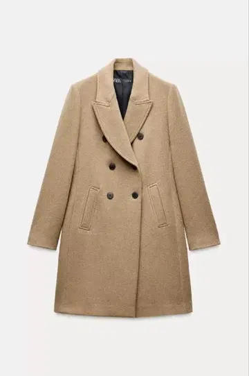 ZARA 자라 더블 브레스트 코트 XS