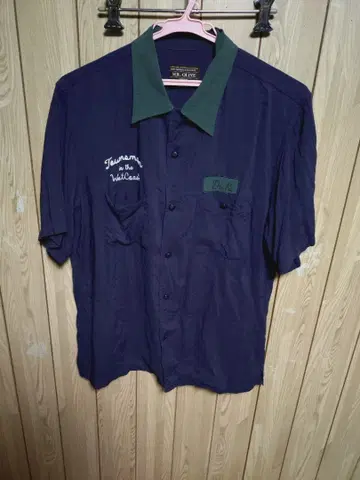 MR. OLIVE 네이비 숏 슬리브 M