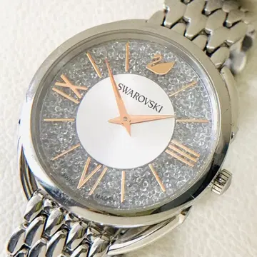 작동품 스와로브스키 손목시계 크리스탈 라인 그램 반짝반짝 워치