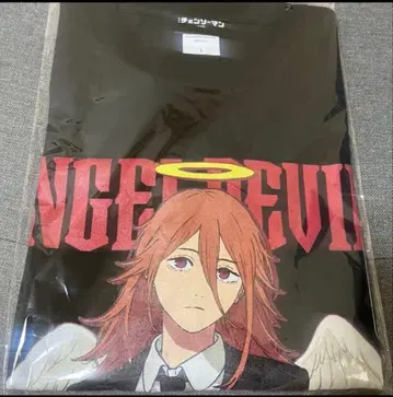 새상품 체인소 맨 극장판 레제편 천사의 악마 T셔츠 L사이즈 시부야