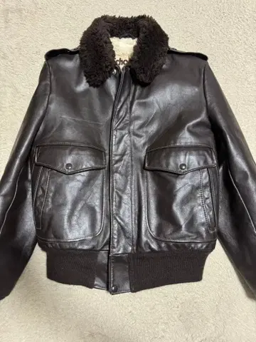 샷 G1 가죽 자켓 38 다크 브라운