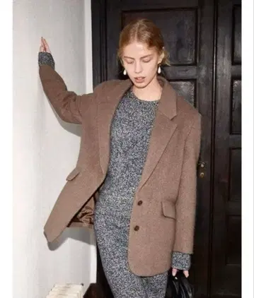 FRAY I.D 테일러드 샤기 자켓