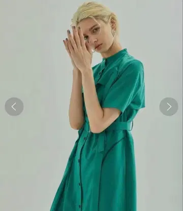 [ 새상품급 ] UNITED TOKYO 커브 데코레이션 원피스