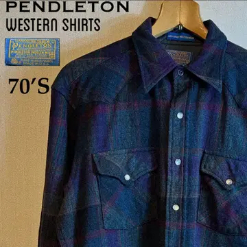 [레어] PENDLETON 70's 웨스턴 셔츠