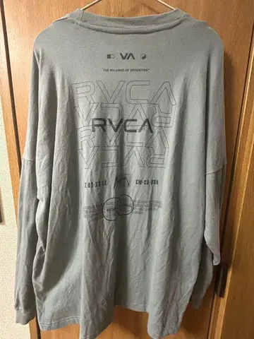 RVCA 민트 롱 슬리브 티셔츠