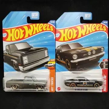 핫휠 US판 83 실버라도 67 쉘비 GT500 총 2대