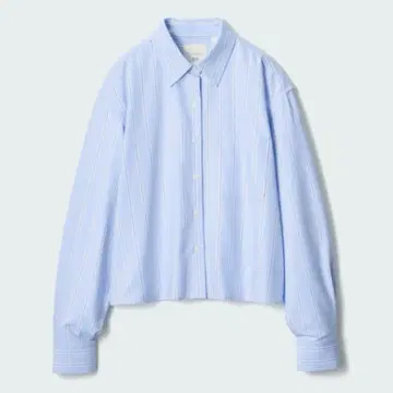 UNIQLO JWANDERSON 옥스퍼드 셔츠 스트라이프 블루