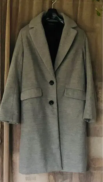 미사용 INGNI 체스터 코트 그레이 롱 코트 가을/겨울 아우터 출퇴근