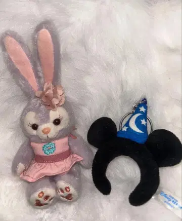 스텔라 루 미키 머리띠 마스코트 키링