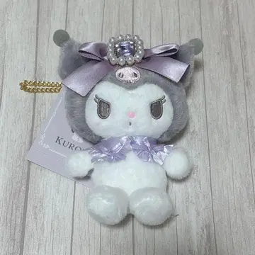 산리오 반짝임 비쥬 마스코트 백참 키링 쿠로미