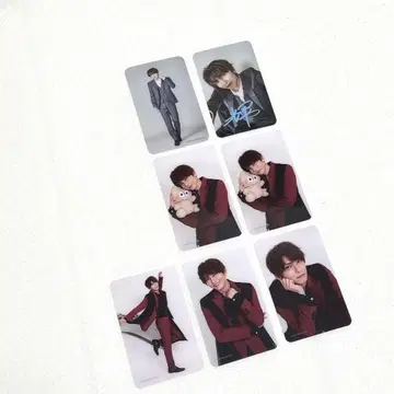 Lead 카기모토 테루 클리어 트레이딩 카드 7장 세트!!