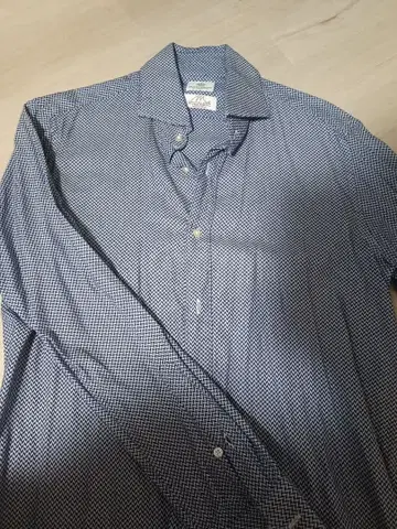 헤링본 패턴 긴팔 셔츠 M 사이즈 BEAMS