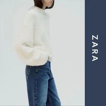 미사용 ZARA 테리 니트 스웨터