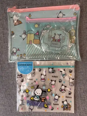 산리오 포차코 트래블 파우치 지퍼백
