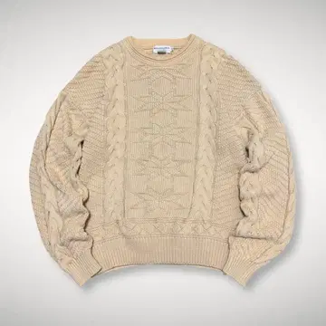 90s 아바클로 빈티지 코튼 니트 구제 의류 크롭 기장