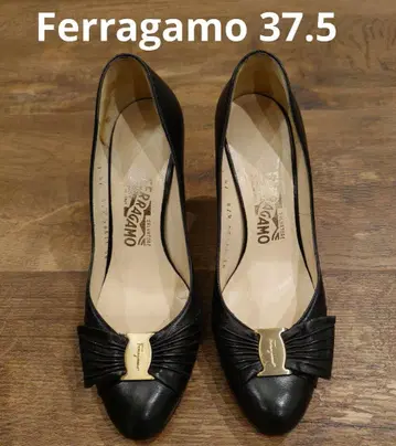 Ferragamo 블랙 하이힐 37.5