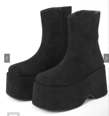 GRL 스웨이드 통굽 부츠 24cm