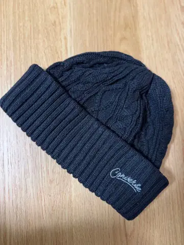 Converse 블랙 니트 모자