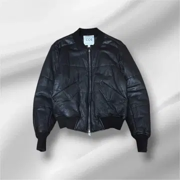 레어 COS leather bomber jacket archive