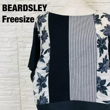 BEARDSLEY 비어즐리 패치워크풍 반팔 블라우스 1165