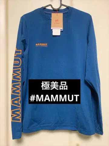 컨디션 최상 MAMMUT 마무트 QD 로고 긴팔 T셔츠 남성용 S