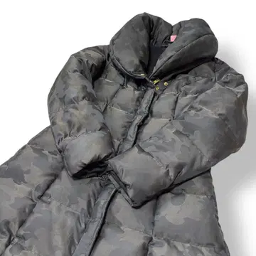 [ SPOOM ] 카모플라쥬 후드 부착 다운 자켓 두툼한 수입